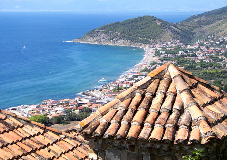 aerial view of san marco di castellabate